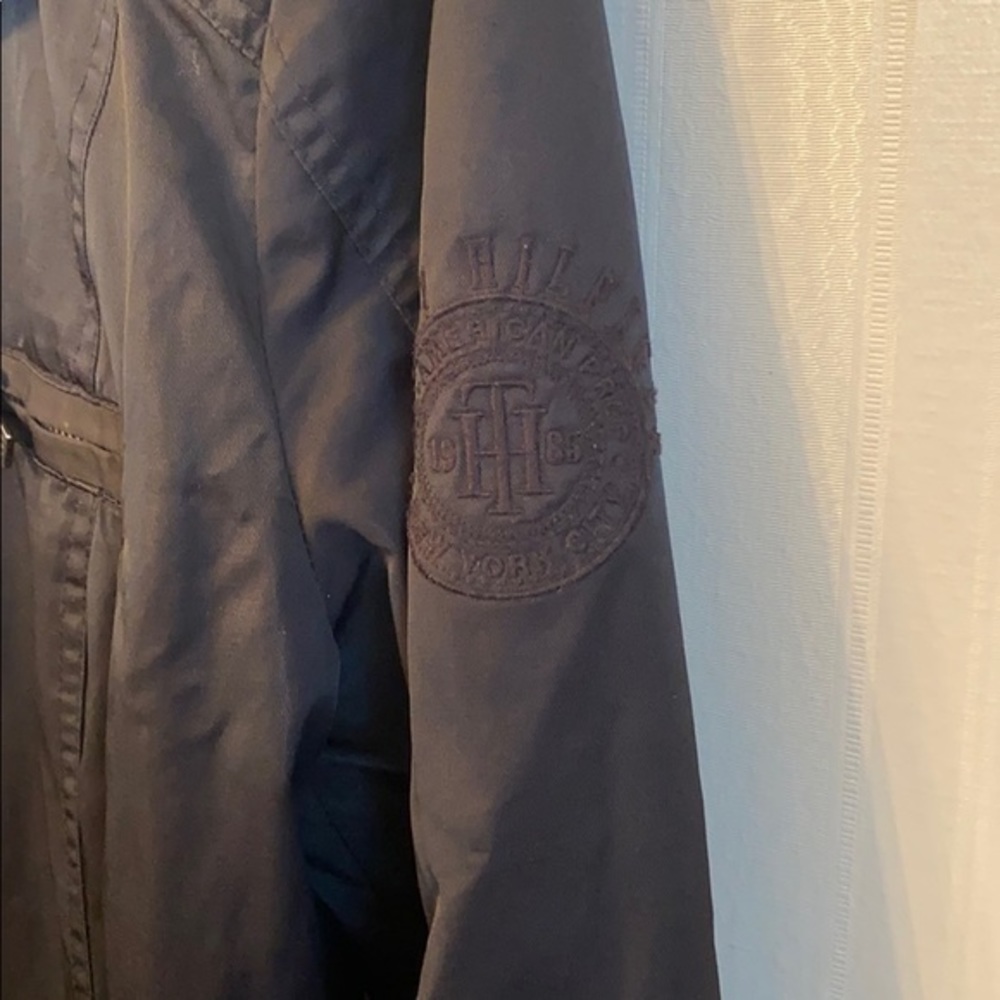 Tommy‎ Hilfiger black jacket front pockets size L - Picture 9 of 13
